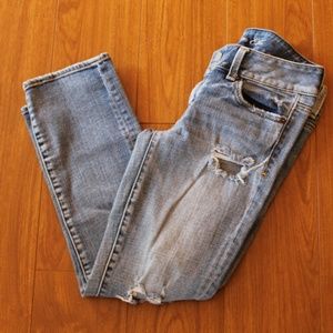 American Eagle Stretch Distressed Artist Jeans
